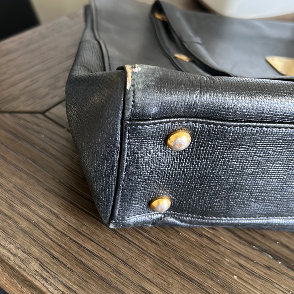 MCM Vintage Black Studded Bag - Picture 10 of 16